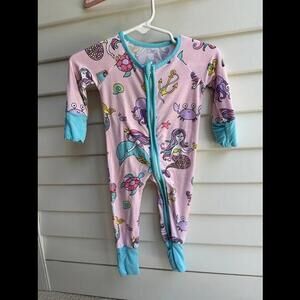 Little Sleepies OG mermaid zippy